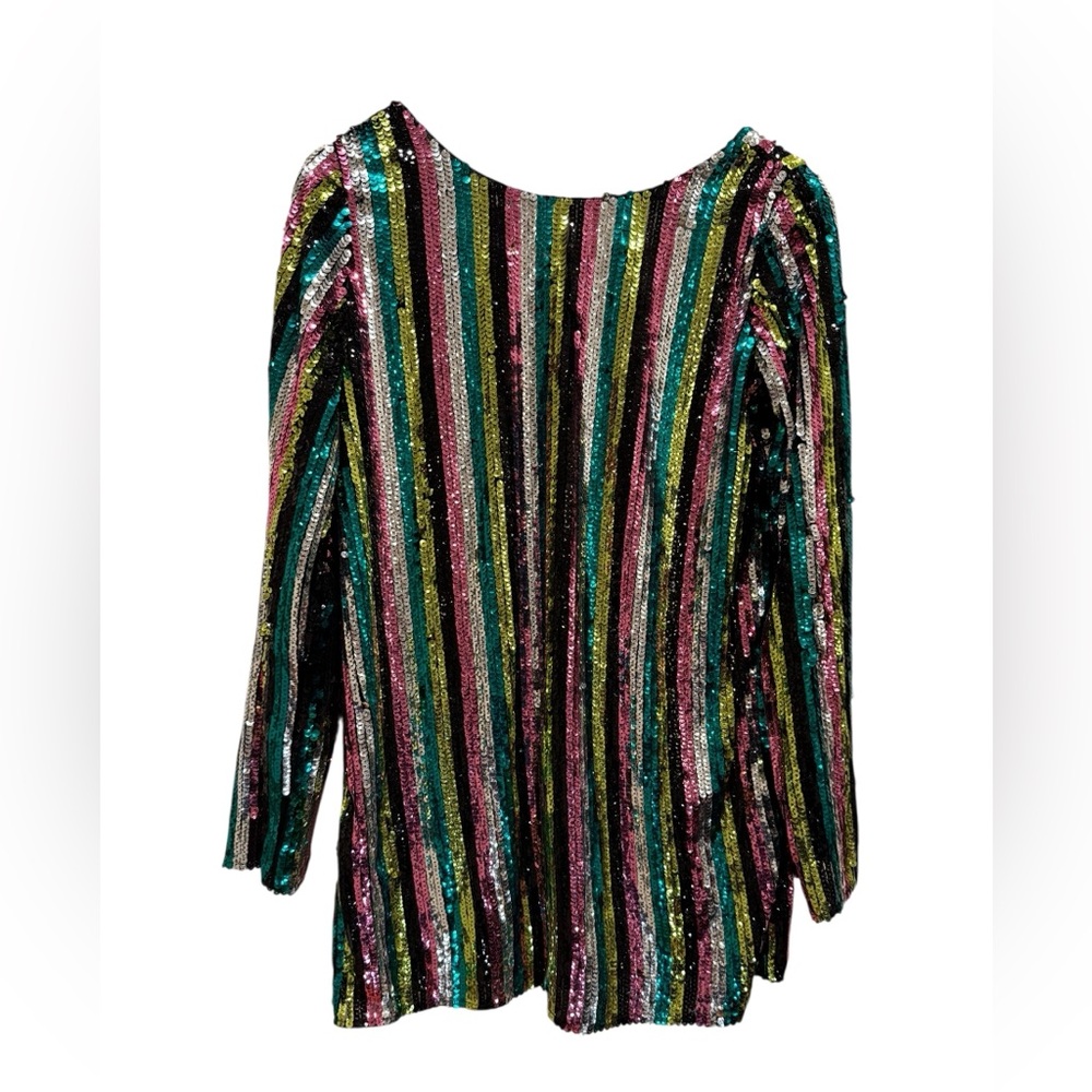 Honey‎ Punch Multicolor Sequin Dress Size Med